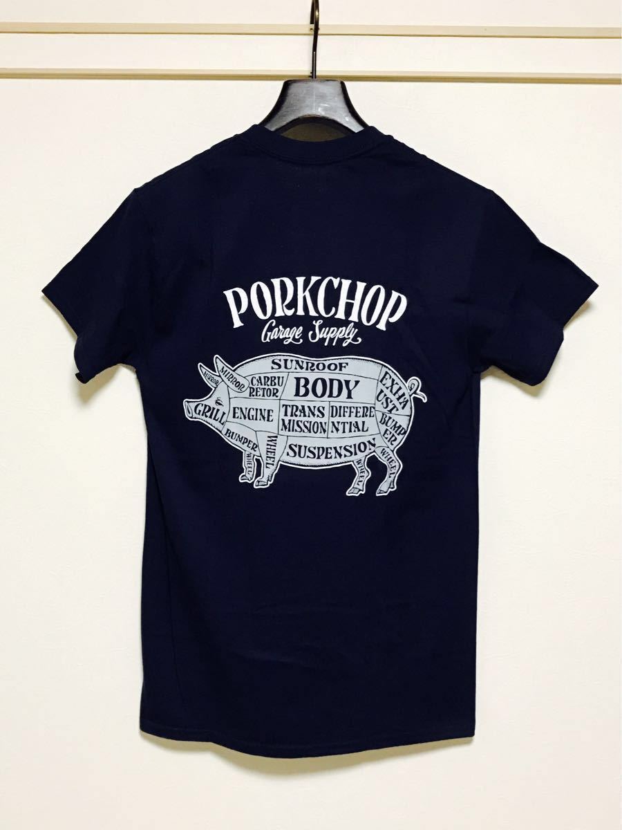 PORKCHOP GARAGE PORK SUPPLY ポークチョップ BACK TEE ガレージ