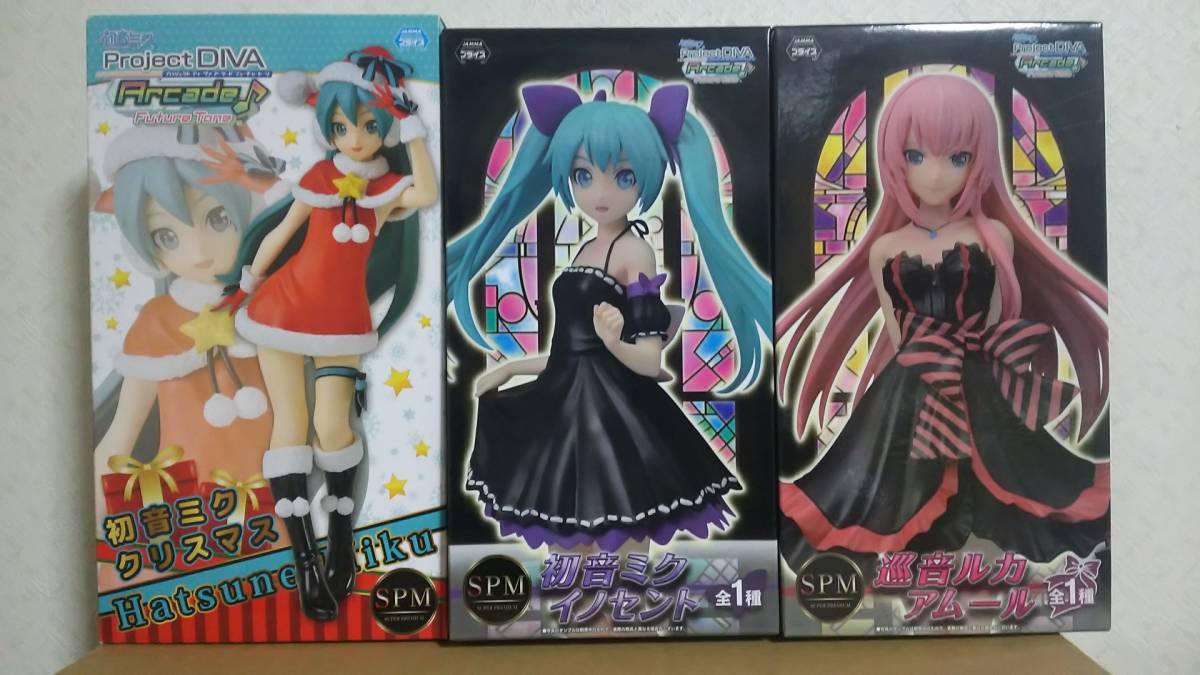 初音ミク 巡音ルカ フィギュア 合計7個 初音ミク Project DIVA Arcade