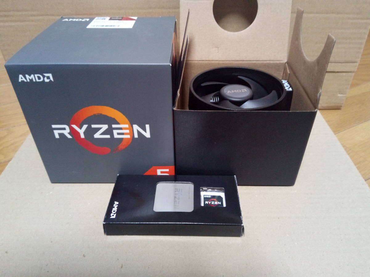 AMD Ryzen5 1600 YD1600BBAEBOX サブ機システム変更で不要になったで出しました