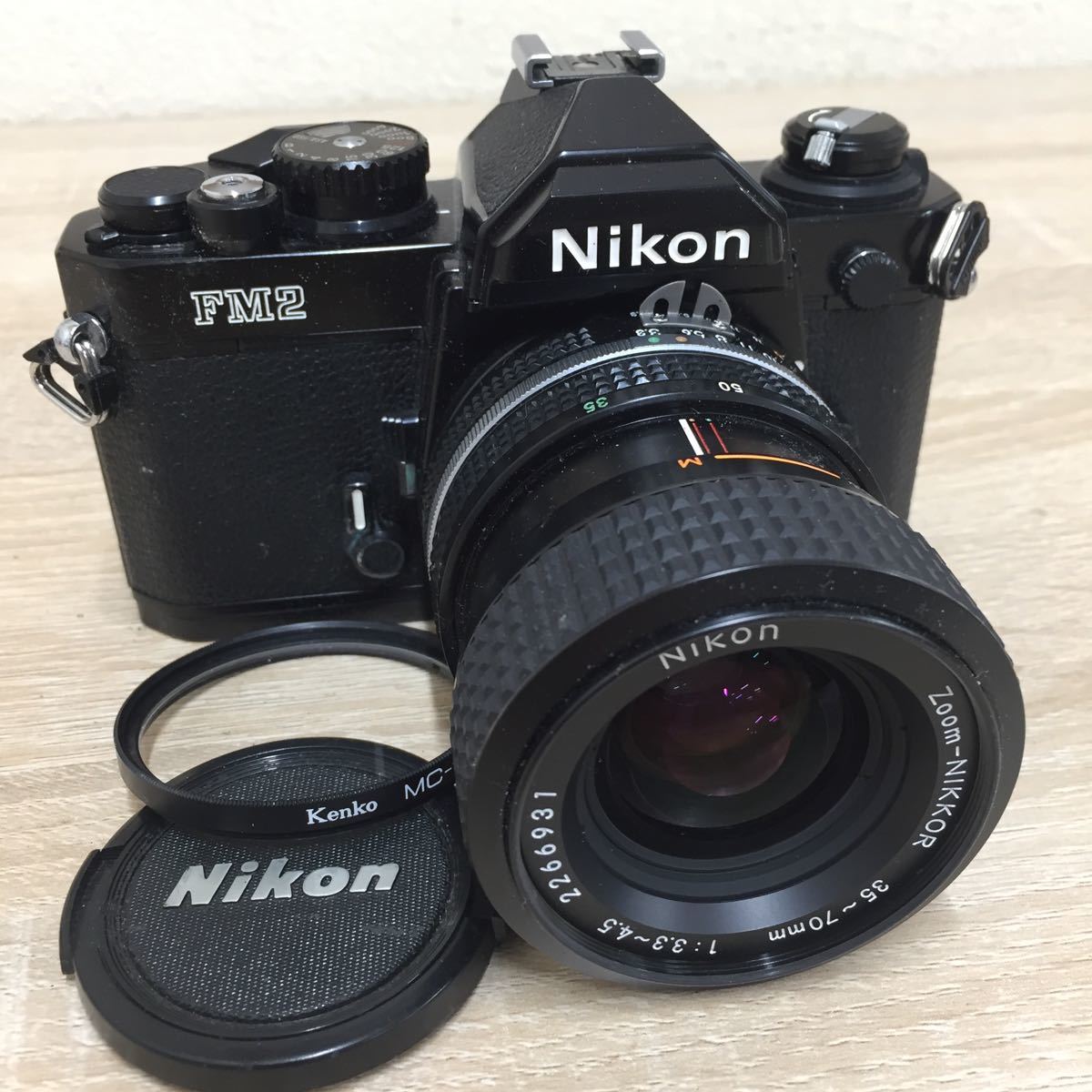 Nikon FM2 一眼レフカメラ 35-70mmレンズ付き Nikon FM2 | New ニコン 35mm 通販 シルバー NEW 初心者におすすめの