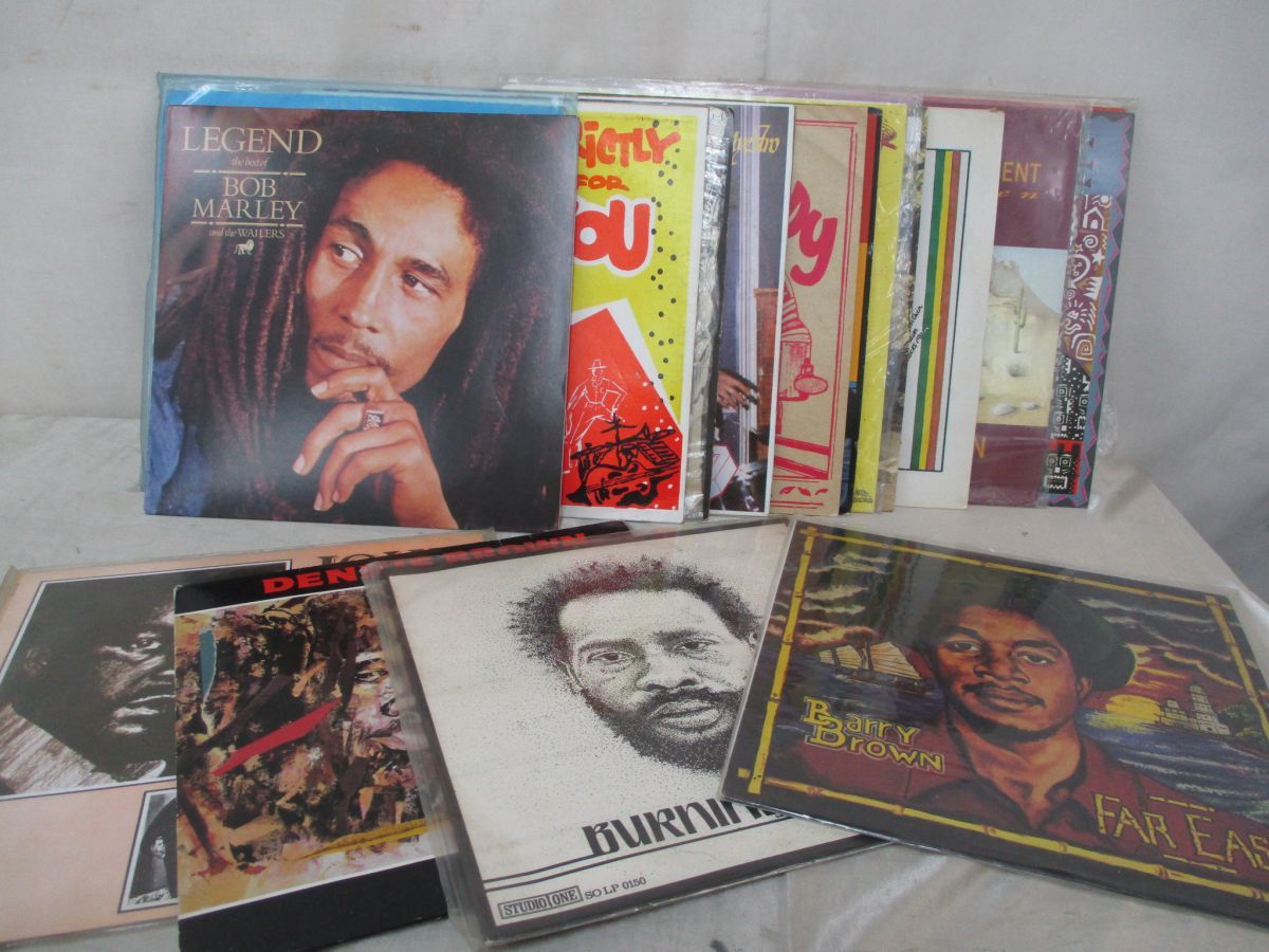 x1028)レゲエ レコードまとめてセット/LP/スカ/ダブ/ジャマイカンミュージック/Bob Marley/Dennis Brown/John Holt/Jackie Mittoo