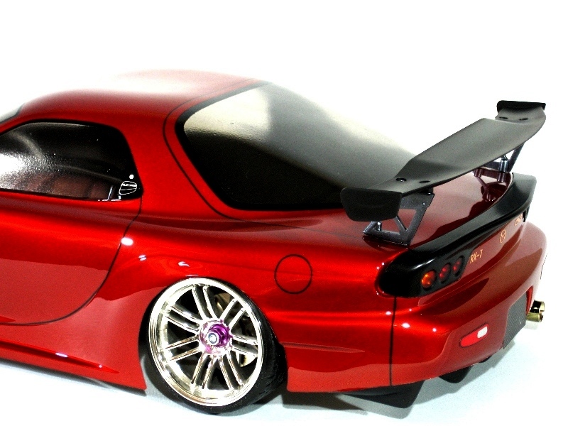 ラジコンボディ 塗装済 FD3S RX-7 ボディ キャンディレッド 新品塗装済