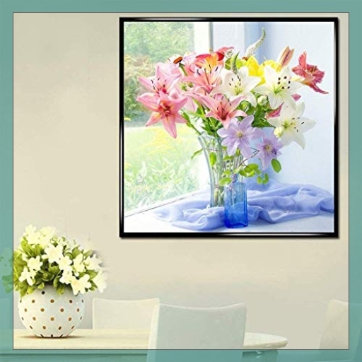 新品★どこよりも安い！Fipart DIYクロスステッチキットダイヤモンド絵画,インテリア クリスマス プレゼント ホーム レスト_5