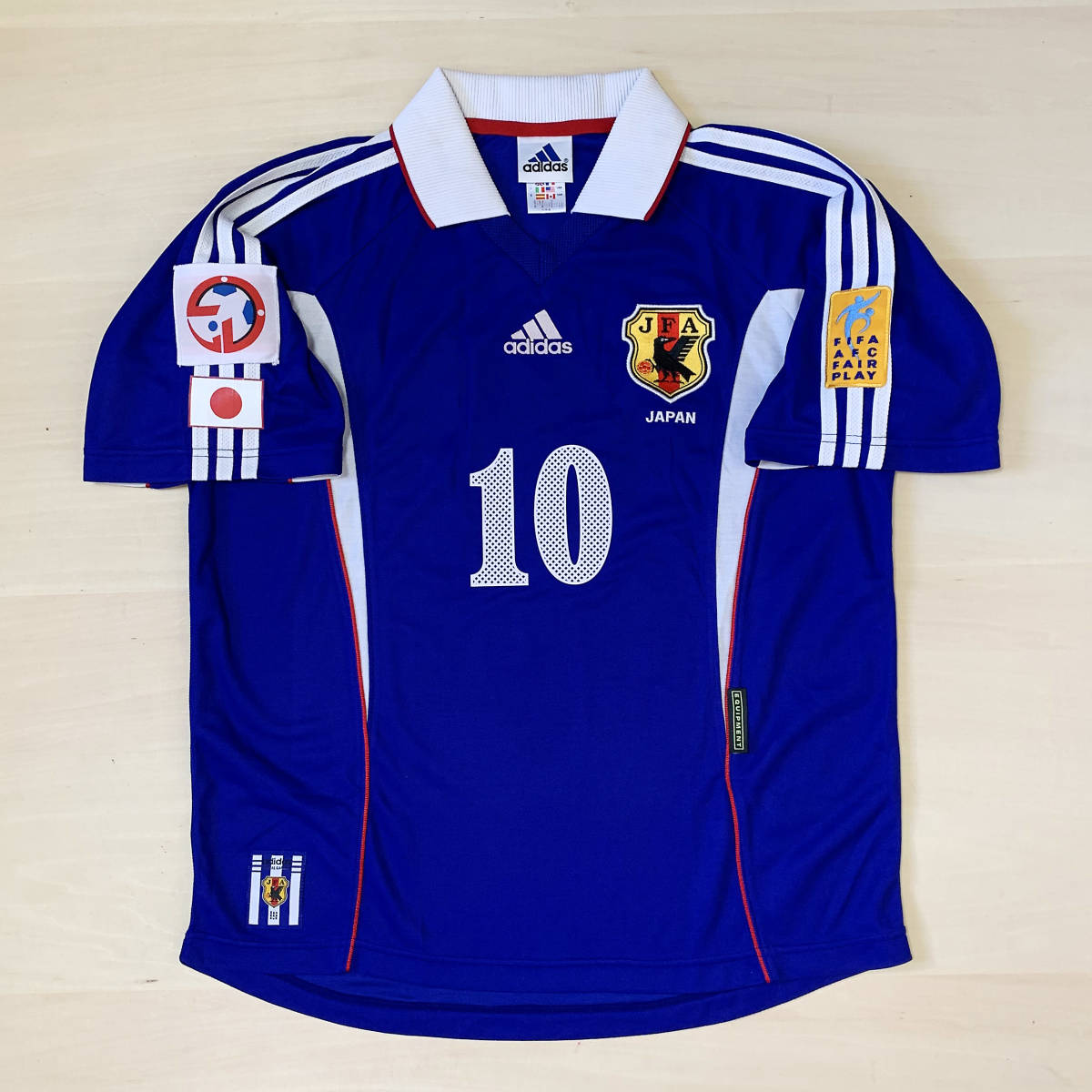 1999 2000 日本代表 名波浩 選手用 エキップメント オーセンティック