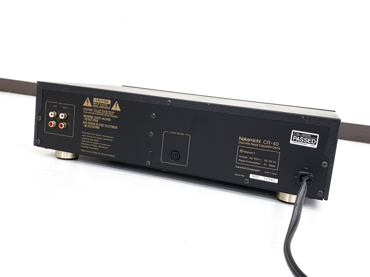 Nakamichi CR-40 カセットデッキ ナカミチ CR-40 Nakamichi Nakamichi CR-40 カセットデッキ ナカミチ CR-40 Nakamichi