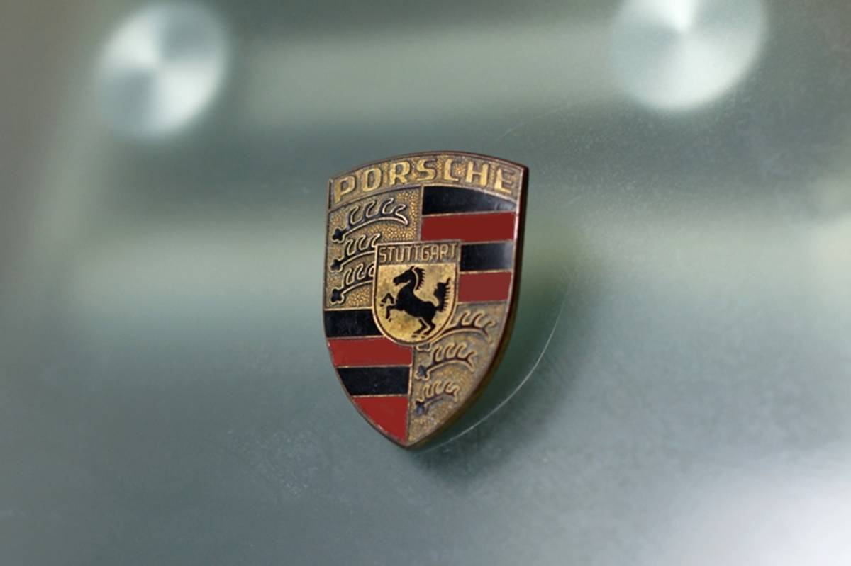 決算売切 ポルシェ ナロー 当時 純正 フロントフード エンブレム 
