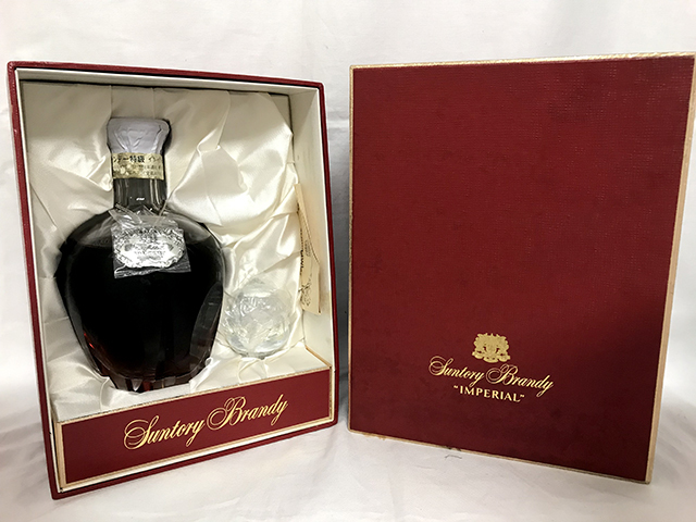 特級従価古酒 完品】サントリー ブランデー インペリアル 600ml 替栓箱
