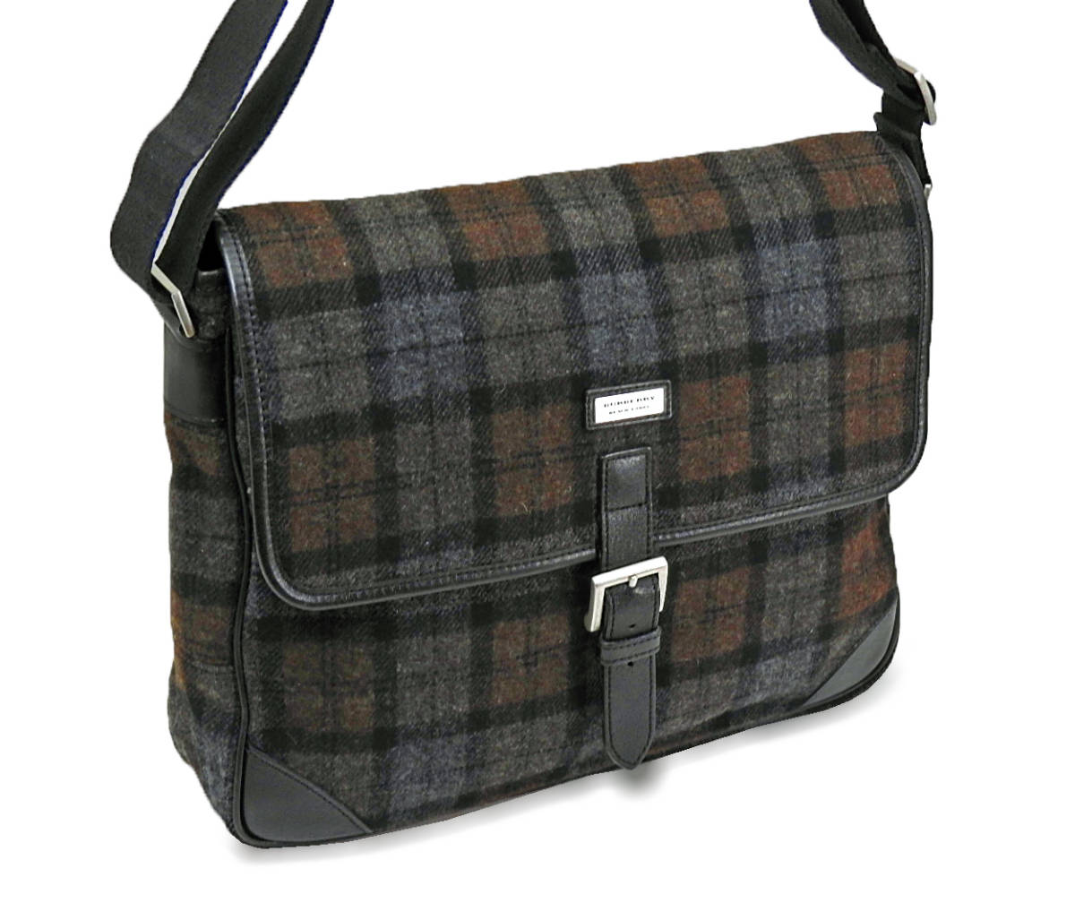 美品】BURBERRY BLACKLABEL バーバリー メンズメッセンジャーバッグ