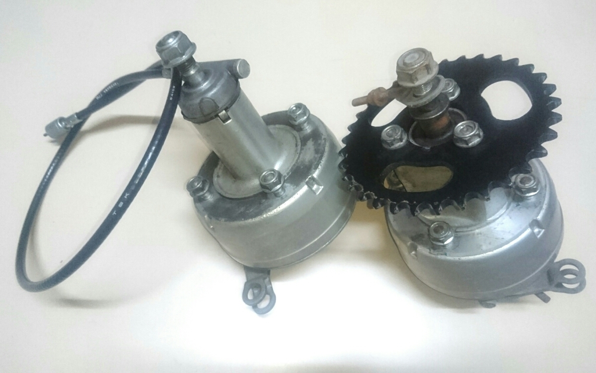 モンキーAB27純正前後 モンキー 前後ハブ 純正 Z50J AB27 ドラムブレーキ ホンダ モンキー