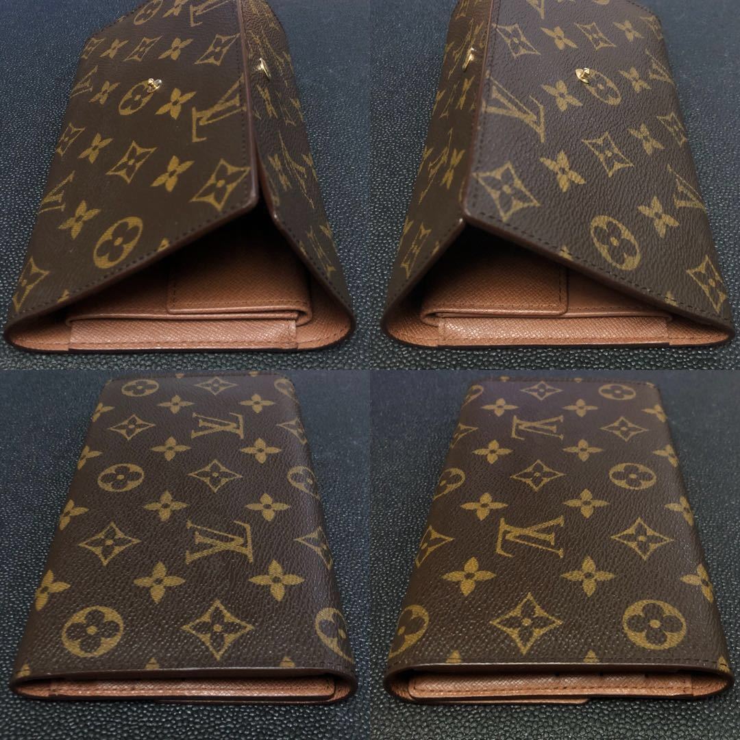 LOUIS VUITTON モノグラム インターナショナル 三つ折り長財布 【公式