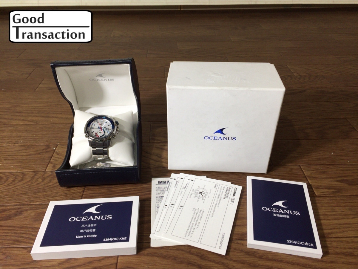 大得価，新作登場 023K14○CASIO OCEANUS OCW-P1000 オシアナス