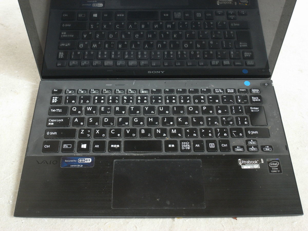 Pro 0 VAIO Sony SVP132A1CN 256GB i7 OS Windows Storage RAM 8GB 
