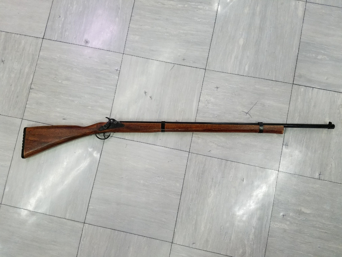 昭和 古い 木製 射的 ライフル ピストル ディスプレイ ビンテージ 屋台