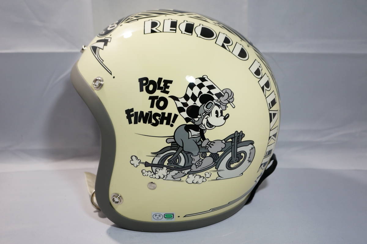 'TOYS McCOY BUCO×Disney ヘルメット スモールブコ ミッキーマウス レコードブレーカー トイズマッコイ ブコ XS モーターサイクル バイク