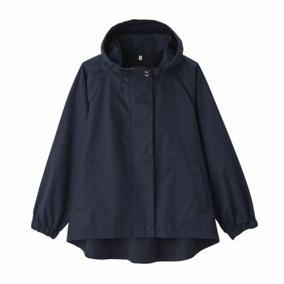 新品タグつき☆無印良品☆新作！撥水綿混フードブルゾン ネイビー 定価