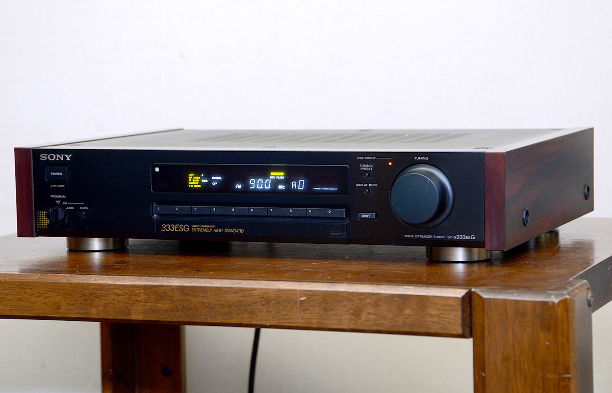 SONY ST-S333ESG FM/AM TUNER メンテナンス、清掃調整済完動品 まあ