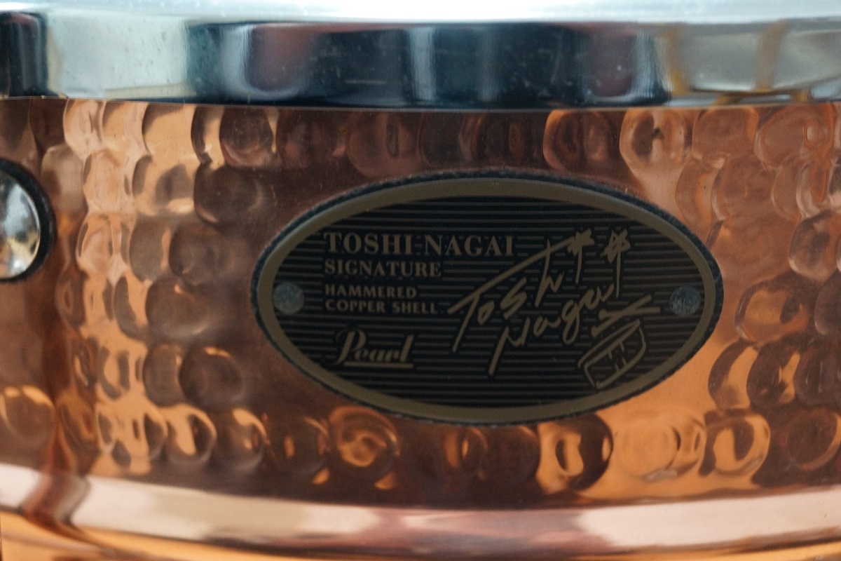 名器！PEARL TN1465 HAMMERED COPPER Toshi Nagai モデル 14x6.5 