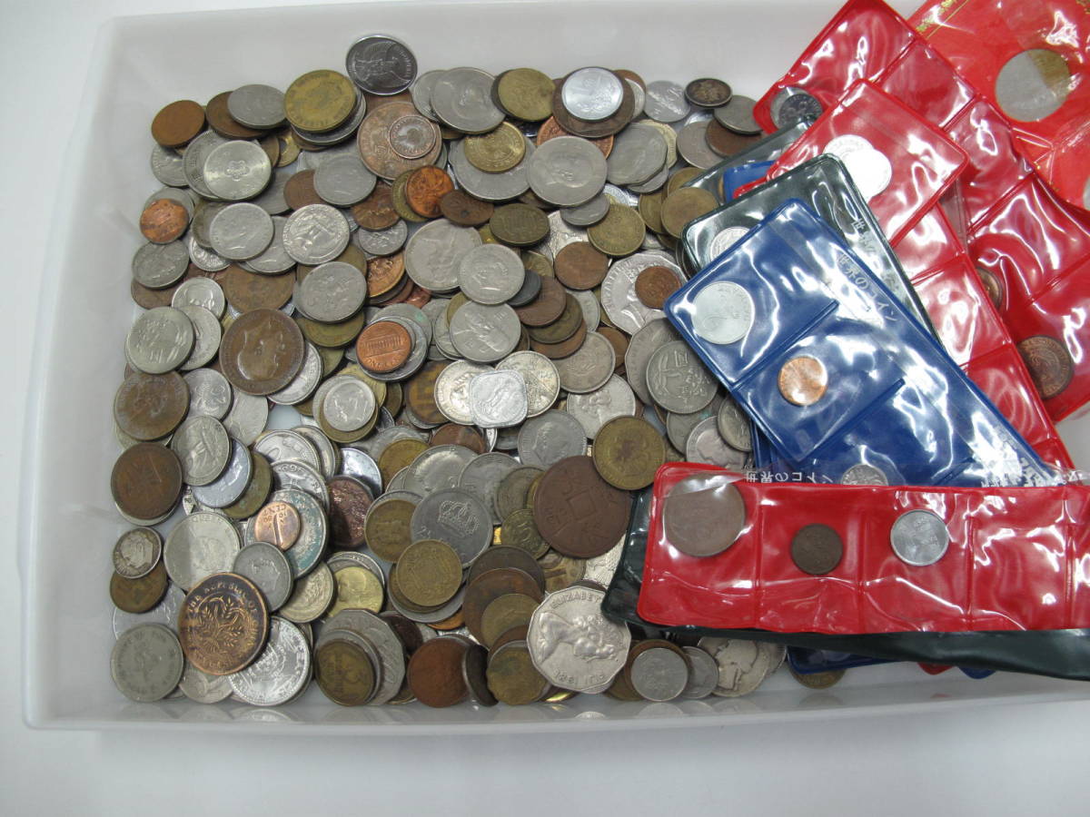 【セール，新作】 外国コイン 硬貨 アメリカ 中国 韓国 世界各国 色々 おまとめ 約2ｋｇ(貨幣)｜売買されたオークション情報、yahooの商品情報をアーカイブ公開 - オークファン その他