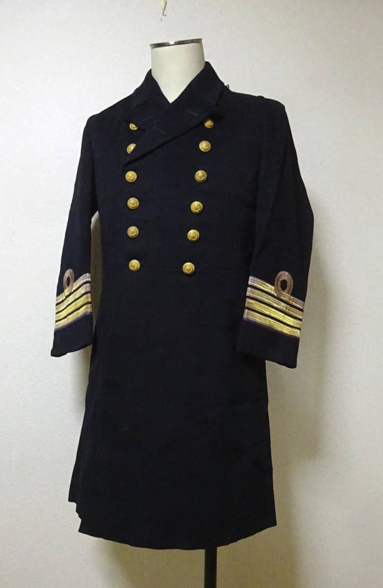 海軍大佐軍服　太平洋戦争当時物　秋冬用 旧日本海軍・機関大佐通常礼装服 大礼服正装サーベル指揮刀勲章参内
