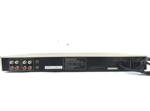 ジャンク Technics SH-8045 イコライザ 音響機器 オーディオ M3799613