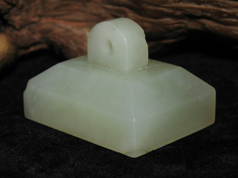 館蔵大精品 天然和田白玉手彫 四方古印 印章 印材 印鑑、スタンプ 文房具