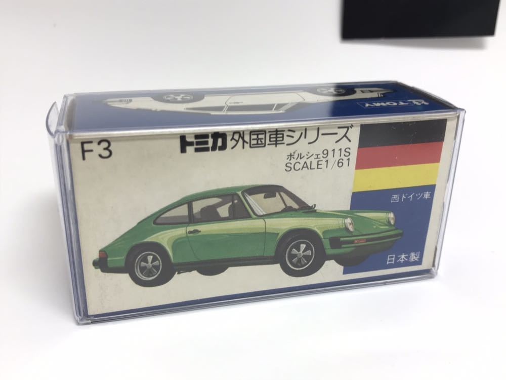 日本製 トミカ 青箱 F3 ポルシェ 911S 赤 西ドイツ レッド 外国車