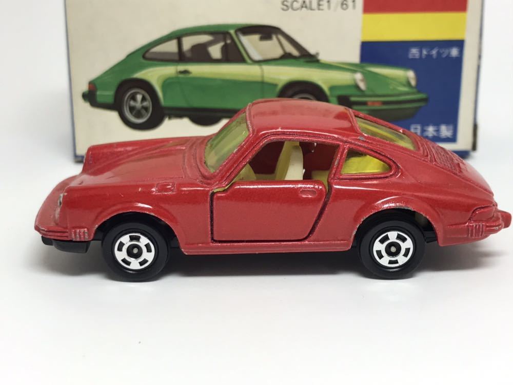 日本製 トミカ 青箱 F3 ポルシェ 911S 赤 西ドイツ レッド 外国車