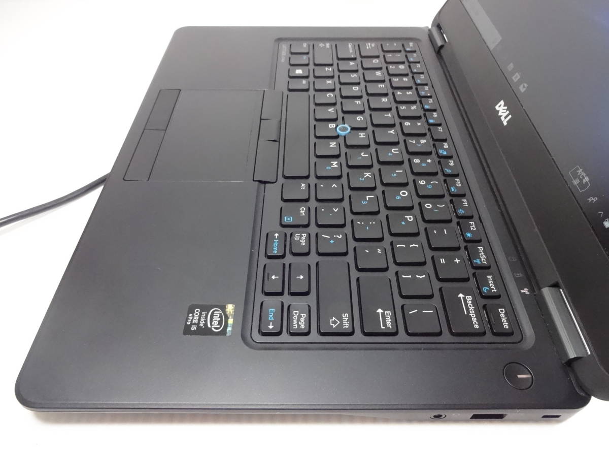 バックライト付 英語キーボード DELL Latitude E7450 Core i5 5300U 2.3GHz 8GB SSD 256GB 10Pro 1920×1080 Bluetooth カメラ