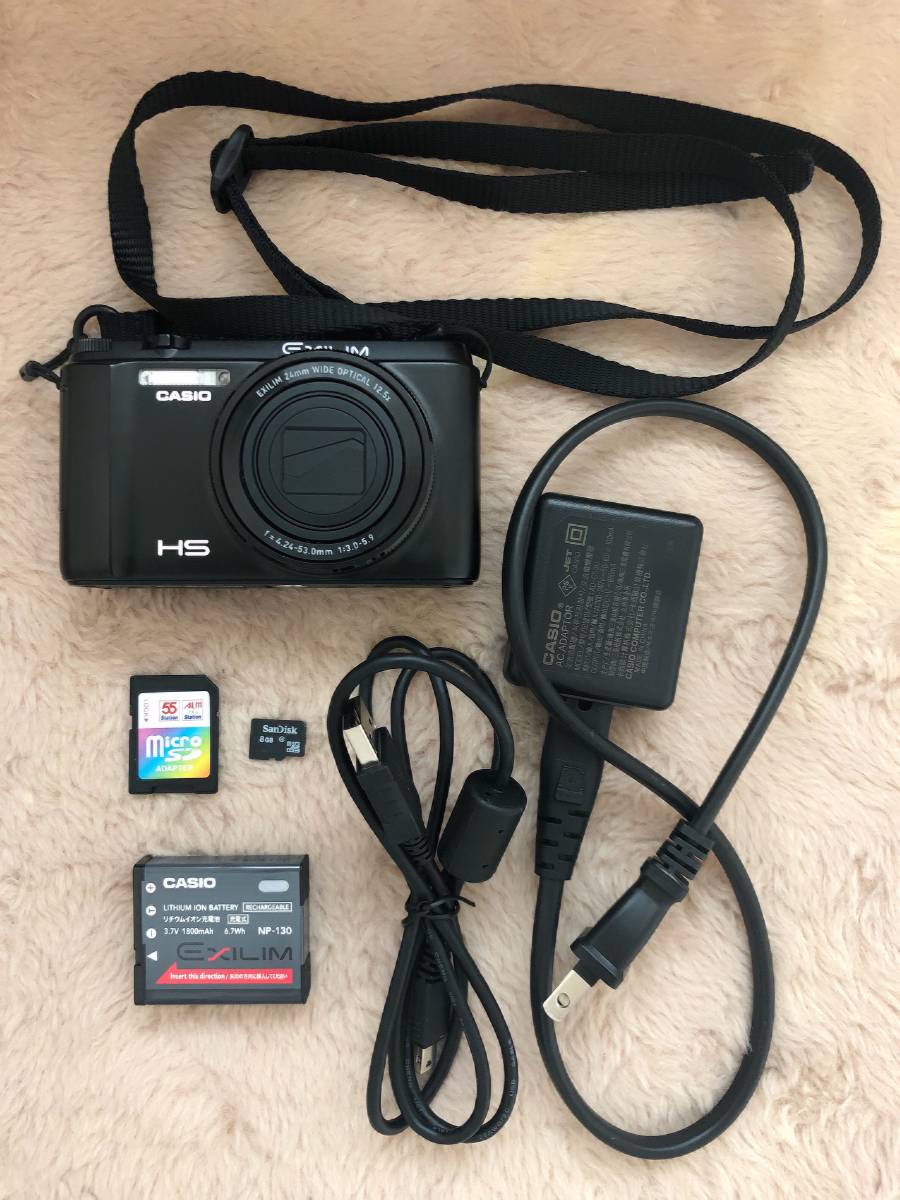 【動作確認済み】CASIO／EXILIM EX-ZR1000／ブラック／自撮りカメラ／自撮りデジカメ_1