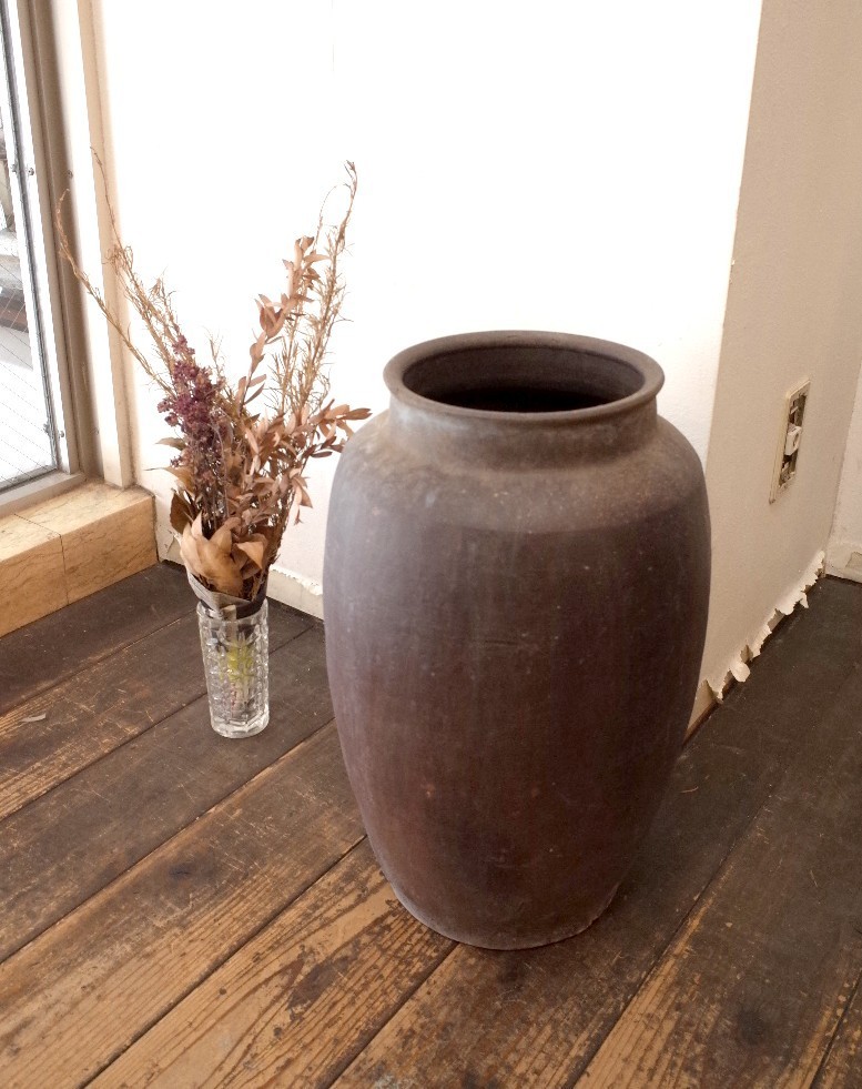 清乾隆青花纏枝紋将軍缶 陶磁器 装飾品 現代工芸品 美術品 置物 景徳鎮