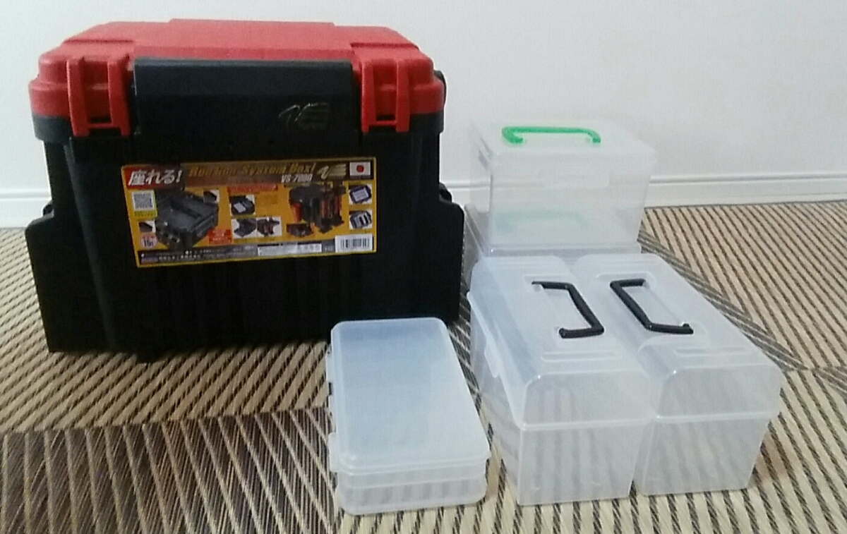 ランガンシステムボックス　VR-7080 VERSUS メイホー　明邦化学工業　タックルボックス　バッカン　おまけ付　