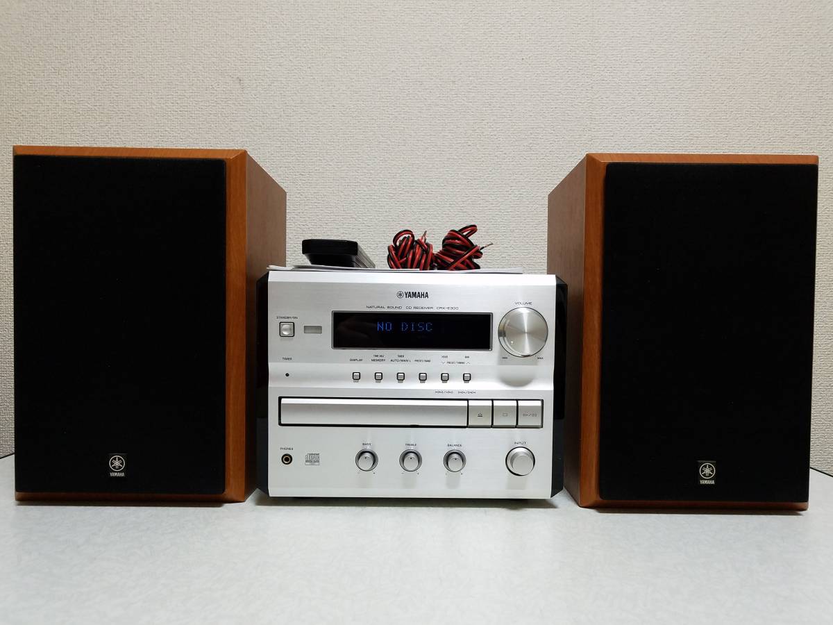 【未使用】YAMAHA MCR-E300 マイクロコンポーネントシステム 中古・一部動作不良】YAMAHA ヤマハ ミニコンポ MCR-E300 CRX-E300 (CD