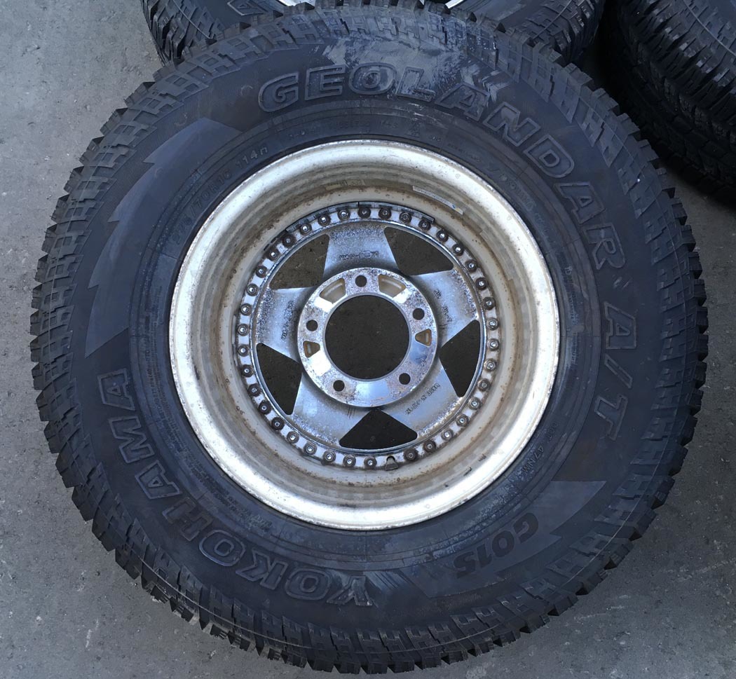 ロデオドライブ 16インチ アルミホイール 5穴 150 ヨコハマ ジオランダーAT 275/70R16 ランクル 北海道 札幌