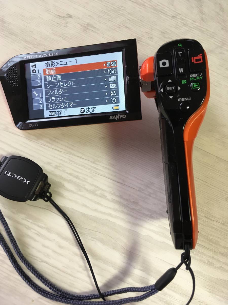 SANYO デジタルムービーカメラ Xacti ザクティ DMX-CG11 グリーン DMX