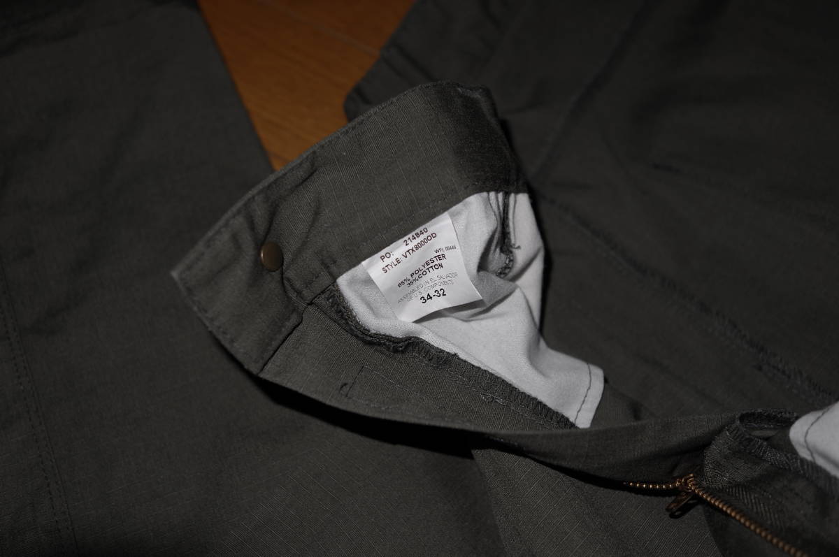 vertx バーテックス phantom lt pants od green 34×32_4
