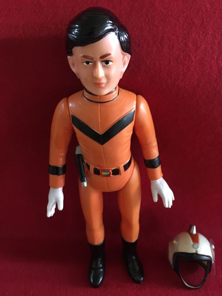 当時物　ブルマァク　MAT隊員　美品 ブルマァク 帰ってきたウルトラマン マット隊員 当時物 ソフビ 昭和 郷