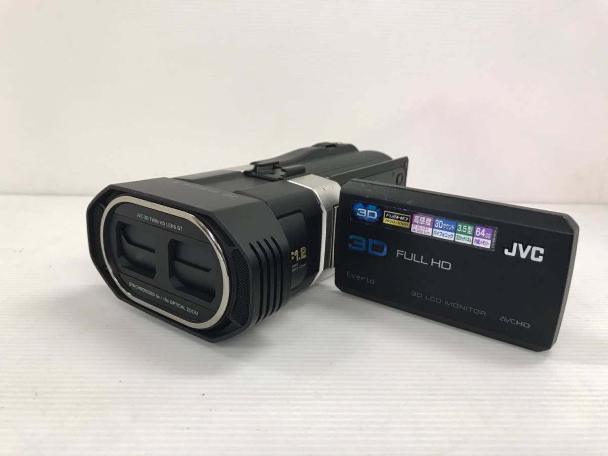 送料込】JVC 3Dハイビジョンムービーカメラ Everio GS-TD1【ワケあり