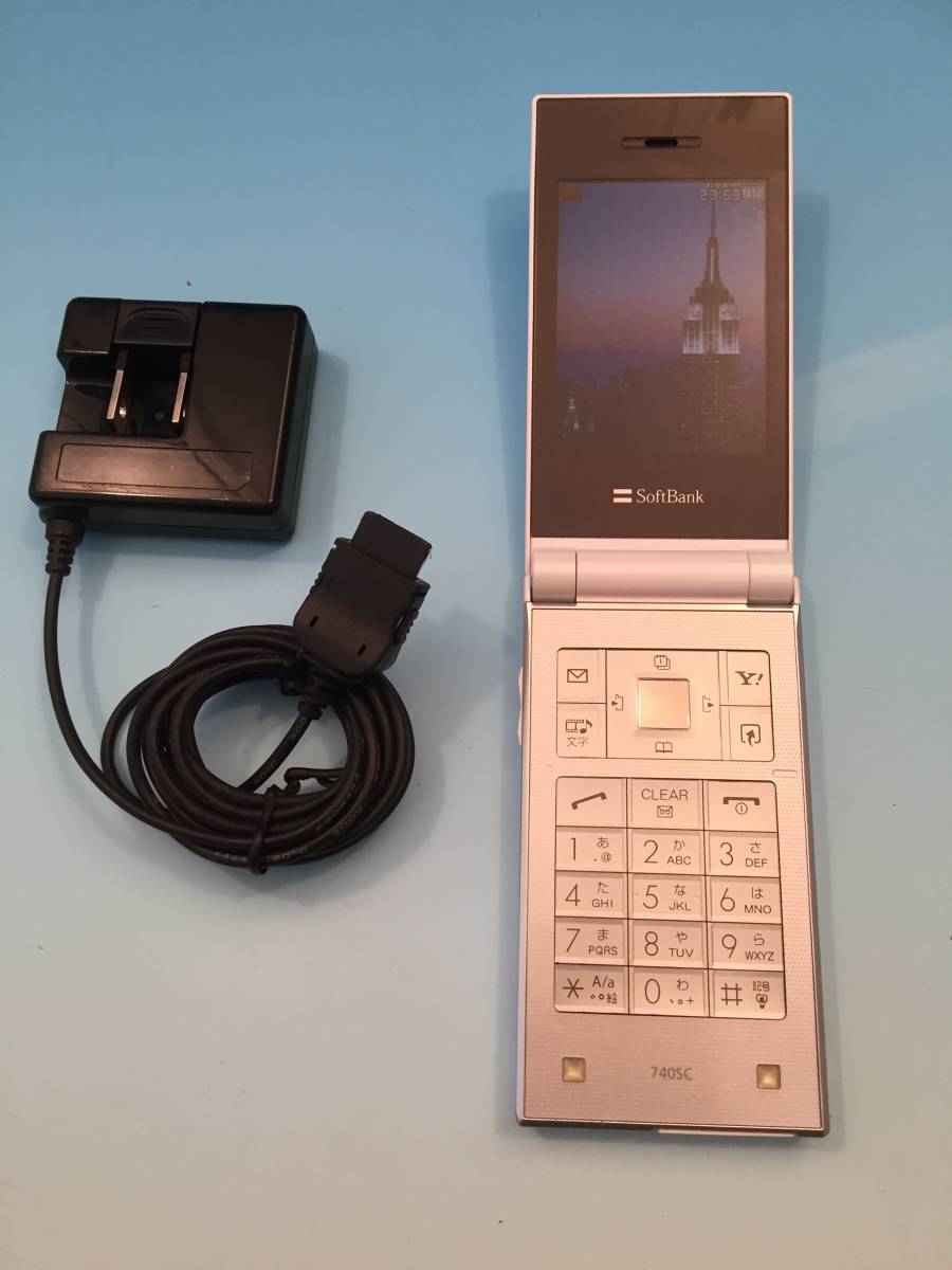 ■ SoftBank ソフトバンク 740SC ホワイト 初期化済　中古_1