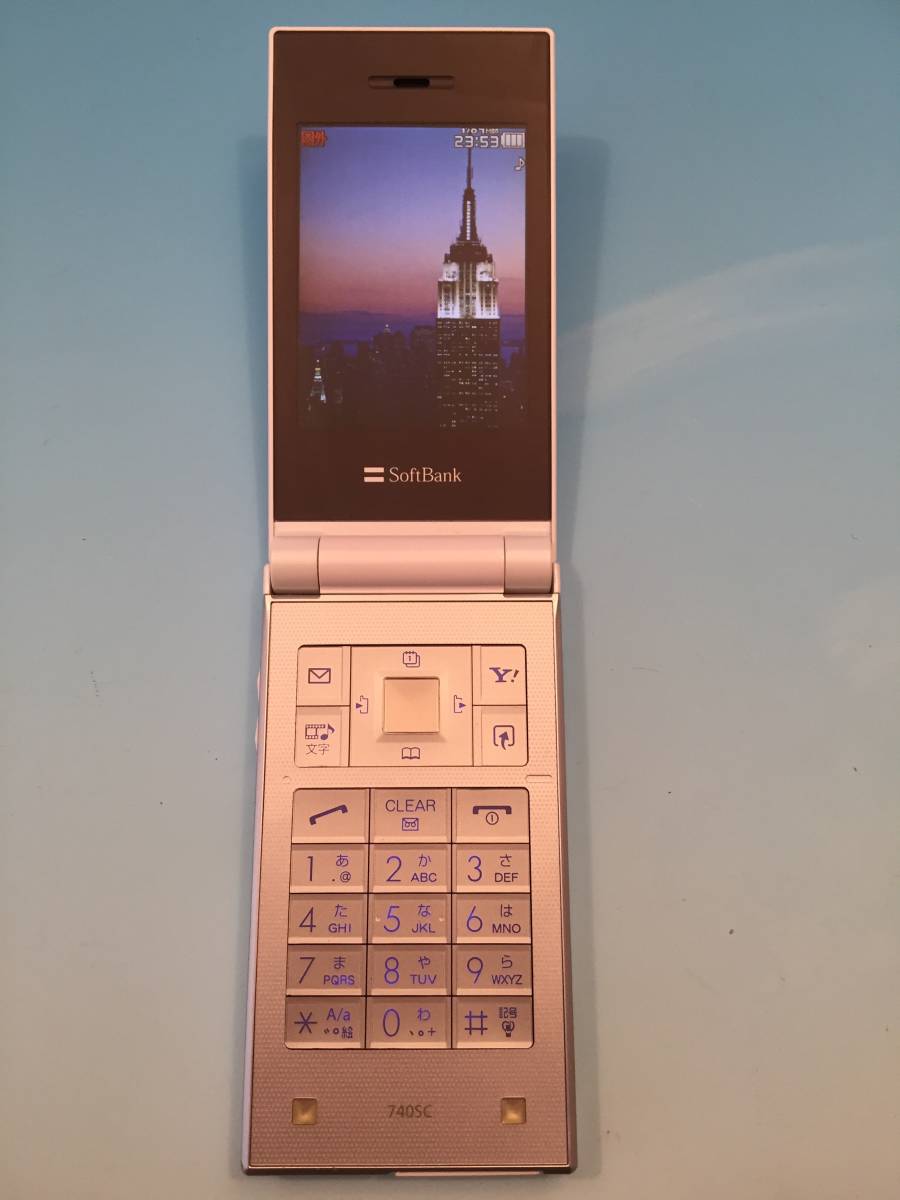 ■ SoftBank ソフトバンク 740SC ホワイト 初期化済　中古_2