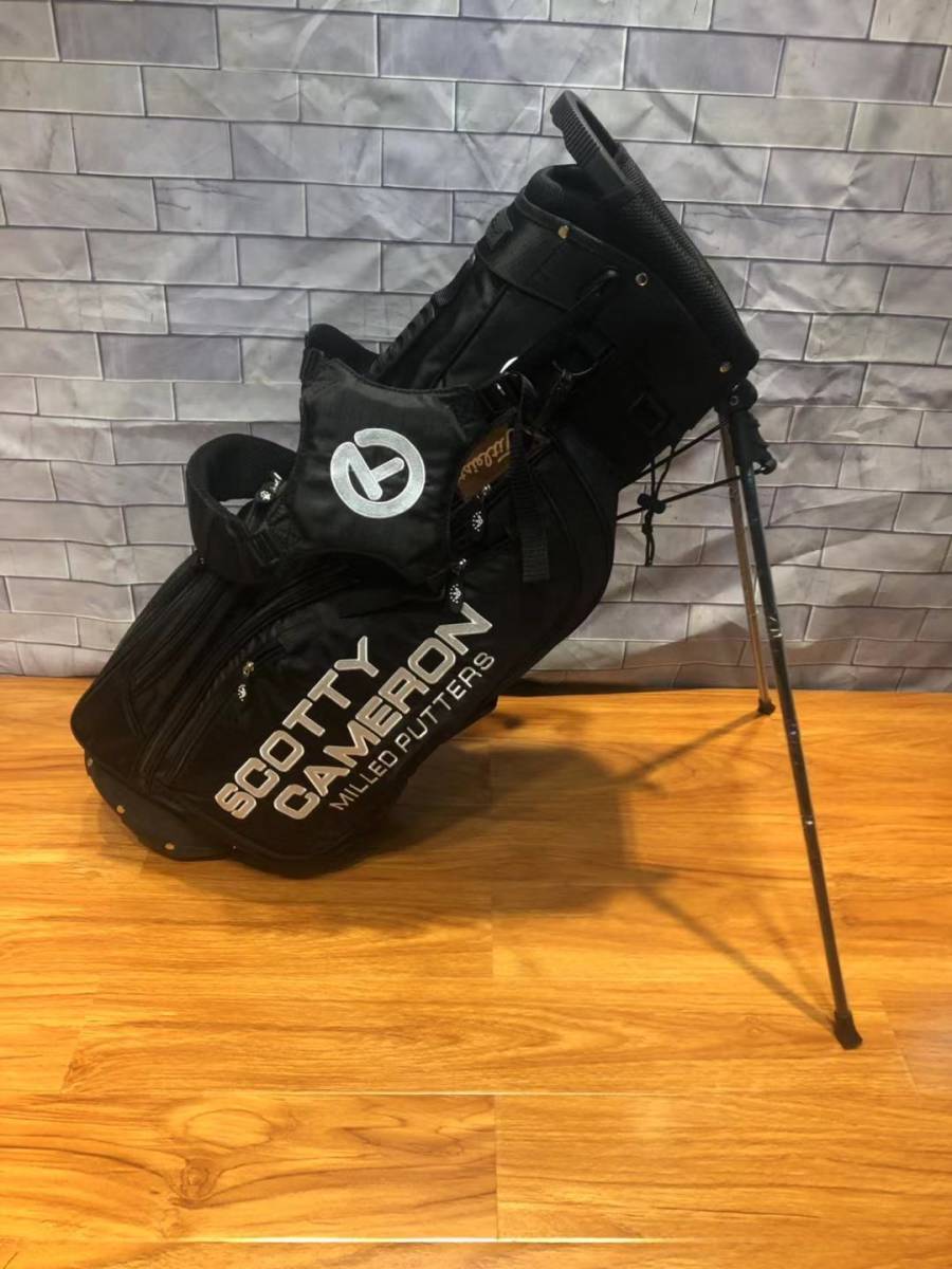 人気定番，品質保証 限定発売スコッティキャメロン ギャンブラースタンドバッグScotty Cameron レア 本物 ブラック(パーリーゲイツ)｜売買されたオークション情報、yahooの商品情報をアーカイブ公開 - オークファン キャディバッグ