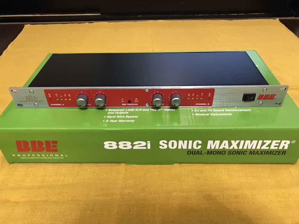 BBE 882i ソニックマキシマイザー 【使用期間少ない 】 BBE ソニック