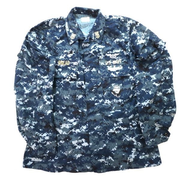 ◎米軍実物 U.S MILITARY デジタルカモ コンバット ジャケット NWU ( MIDEUM - REGULAR ) 5枚セット まとめ売り 最落なし 1円スタート M606