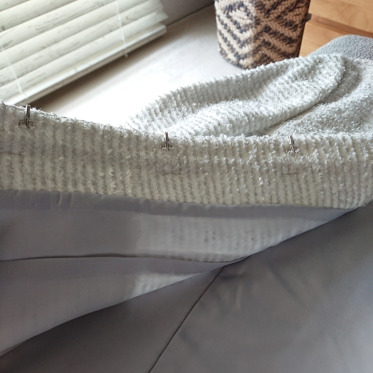 新品同様INDIVI★シルバーグレー★ツイードジャケット★入学式やセレモニー対応★カーディガン感覚の軽いジャケット