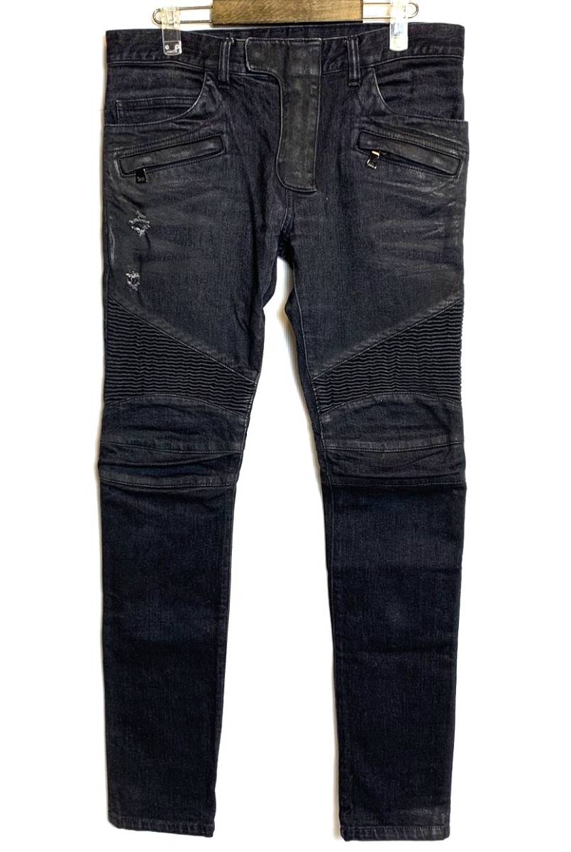 BALMAIN ダメージ加工 バルマン BALMAIN（デニム⁄ジーンズ）のフリマ 
