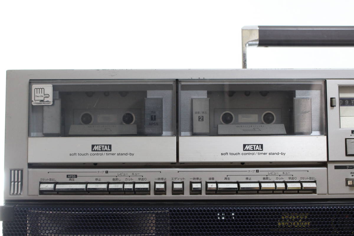 SHARP GF-999 シャープ THE SEARCHER-W ラジカセ Stereo Cassette Deck 