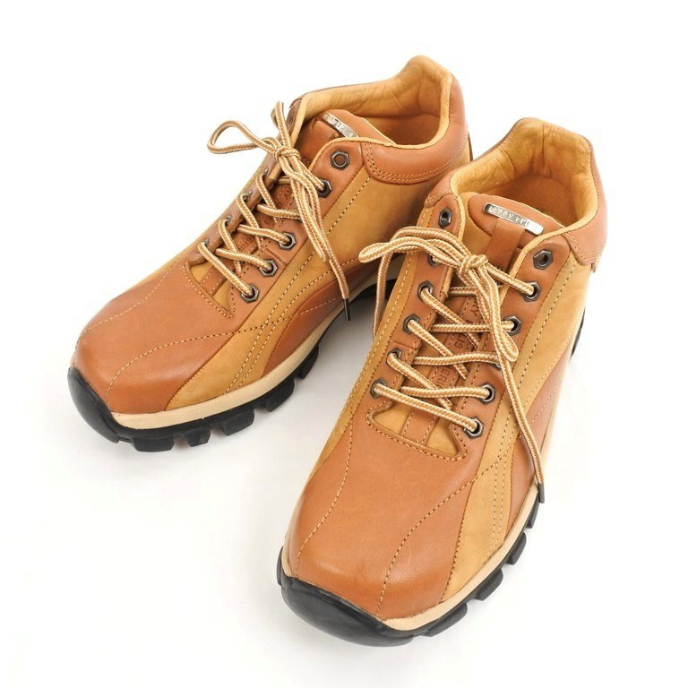 未使用 ペリーエリス　アメリカ PERRY ELLIS AMERICA レザー アウトドアシューズ 26 ブラウン