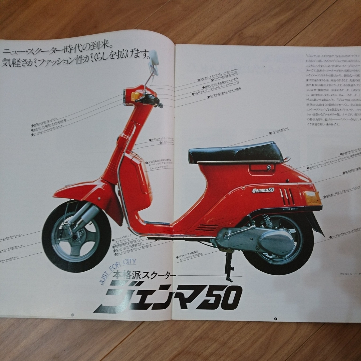 スズキ ジェンマ50 カタログ 1981年 ジュリアーノ・ジェンマ_3