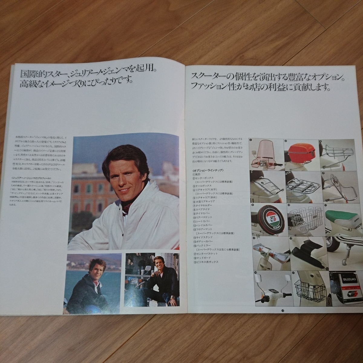 スズキ ジェンマ50 カタログ 1981年 ジュリアーノ・ジェンマ_6