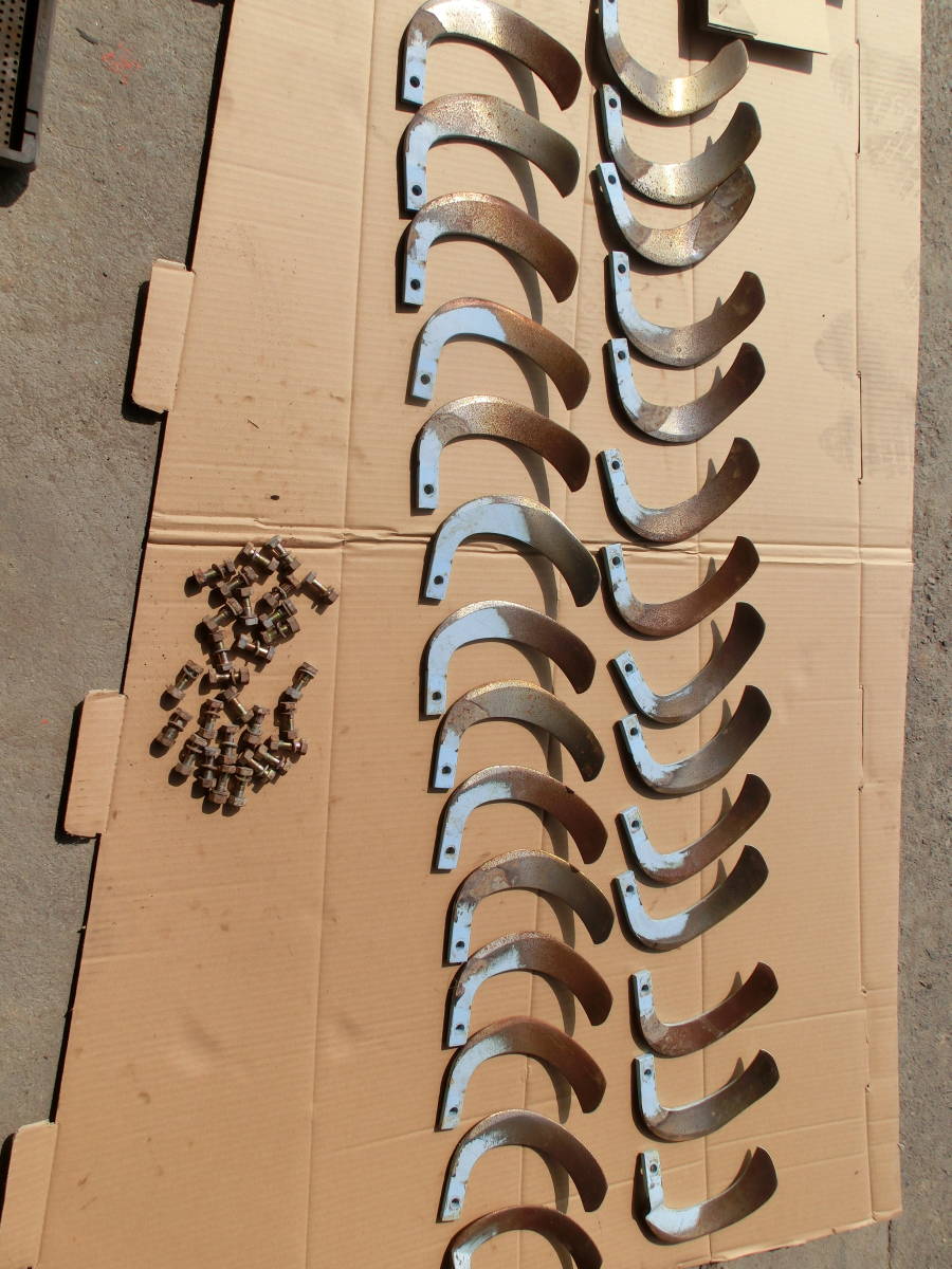 トラクター爪　中古28本　クボタ　ヤンマー　イセキ　ボルト付　_2