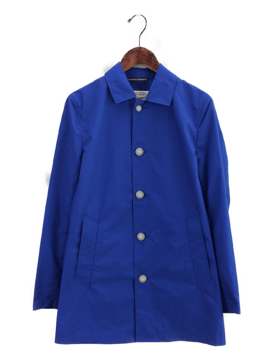 Traditional Weatherwear◇ステンカラーコート/36/ポリエステル/BLU/無地